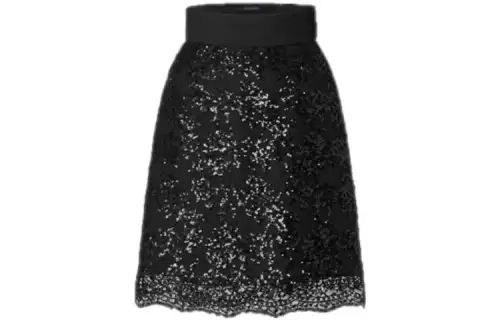 LOUIS VUITTON Casual Short Skirts Women's Black