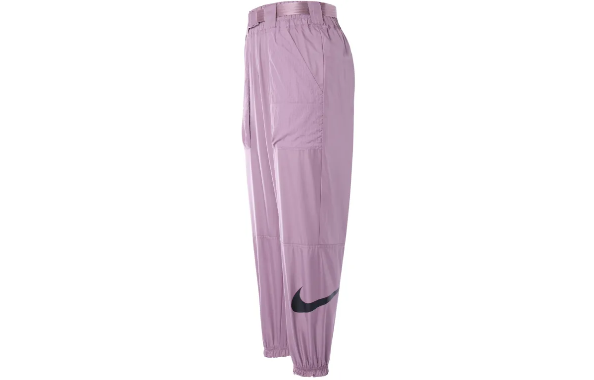 Nike Sports Pants Women's Gray Purple Moderate