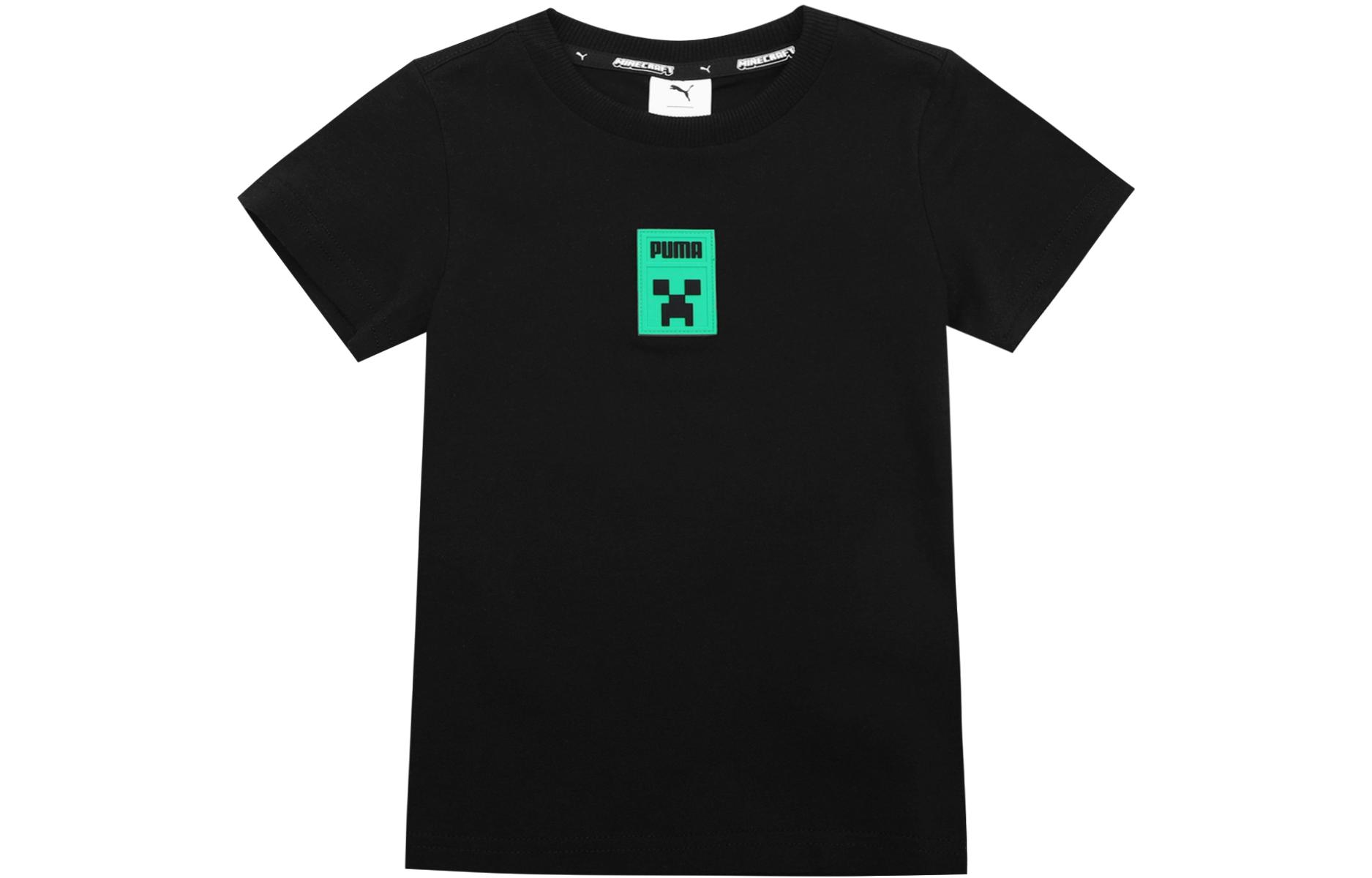 Футболка PUMA PUMA x Minecraft LogoT (черная)