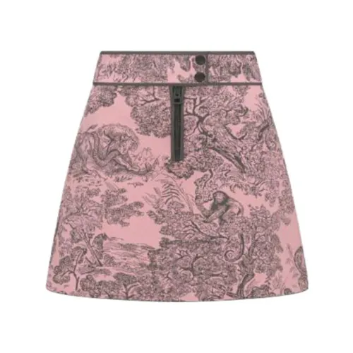 DIOR FW22 Casual Short Skirts Women's Pink