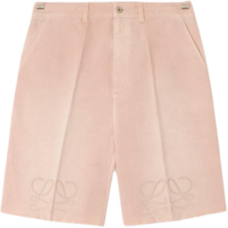 Женские шорты LOEWE Twill Shorts (розовые)