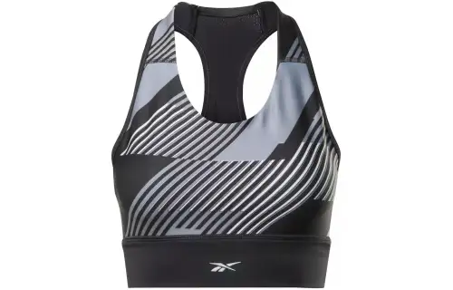 Reebok RUNNING BRA AOP Sports Underwear Women's Black