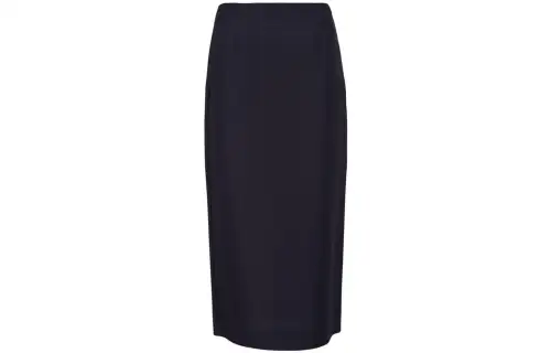 PRADA SS23 Casual Long Skirt Women's Marine Blue