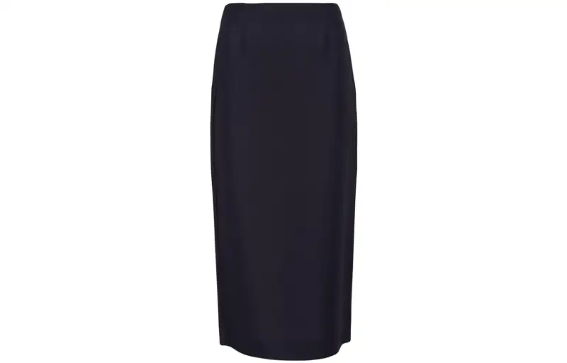 PRADA SS23 Casual Long Skirt Women's Marine Blue