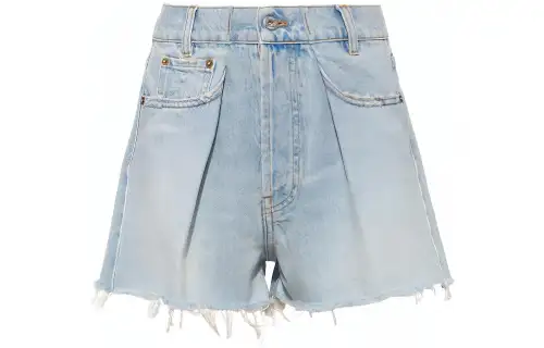 MIU MIU FW22 Denim Shorts Women's Blue