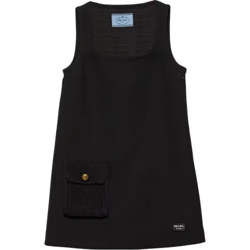 PRADA Natté Mini Dress