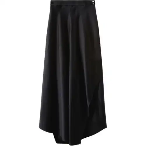 Loro Piana Alin Skirt Casual Long Skirt Women's Black