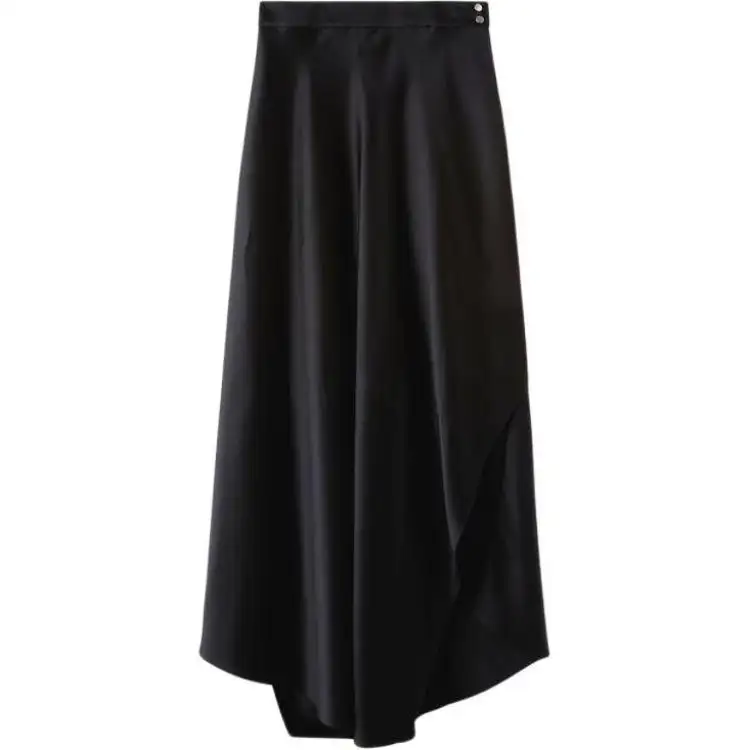 Loro Piana Alin Skirt Casual Long Skirt Women's Black