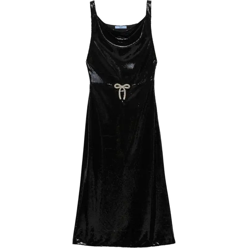 PRADA Slip Dresses Women's Black