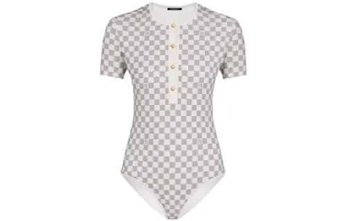 LOUIS VUITTON One piece Swimsuit Women's Light Gray