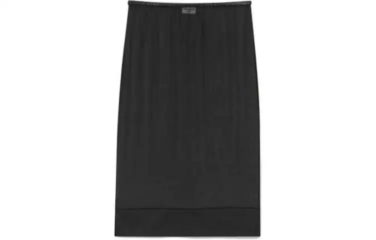 SAINT LAURENT Semmi-Sheer Midi Skirt