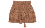 LOEWE Casual Short Skirts Women's Khaki Moderate Short A Line Skirt