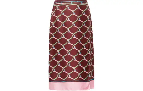 GUCCI SS24 Casual Long Skirt Women's Multicolor