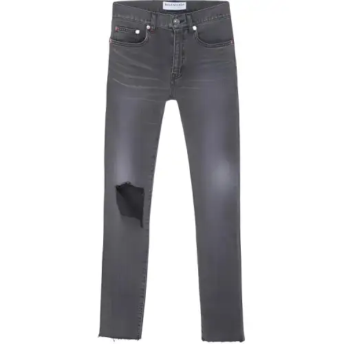 Balenciaga Jeans, Regular Fit Women's Gray