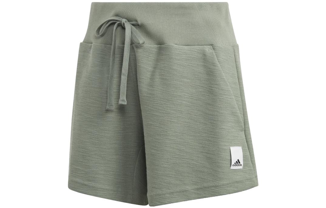 Adidas Sports Shorts Women’s Light Green Moderate Wide Leg Pants