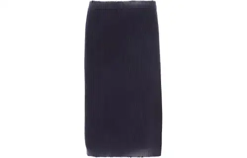 MIU MIU Casual Long Skirts Women's Black Moderate Mid Length A Line Skirt