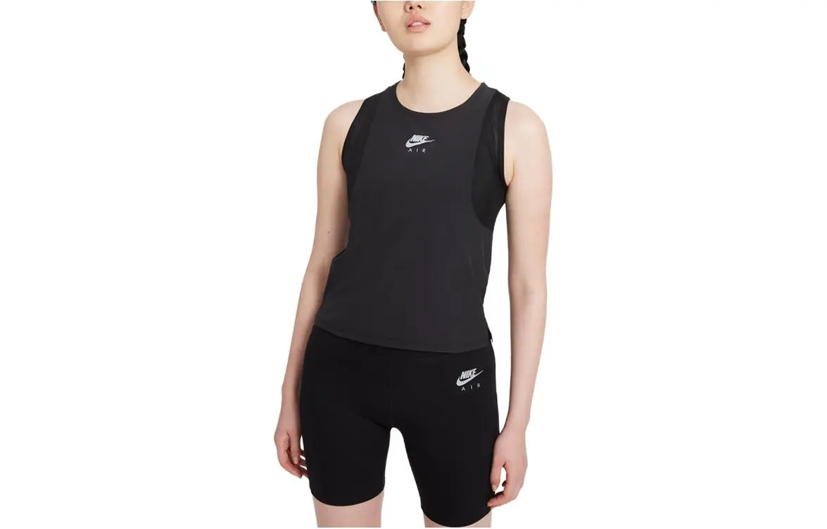 Nike Sleeveless Sports Shirts Women's Black Other