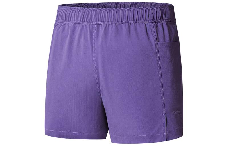 Saucony Sports Shorts Women’s Dusty Gray Purple Moderate A Line