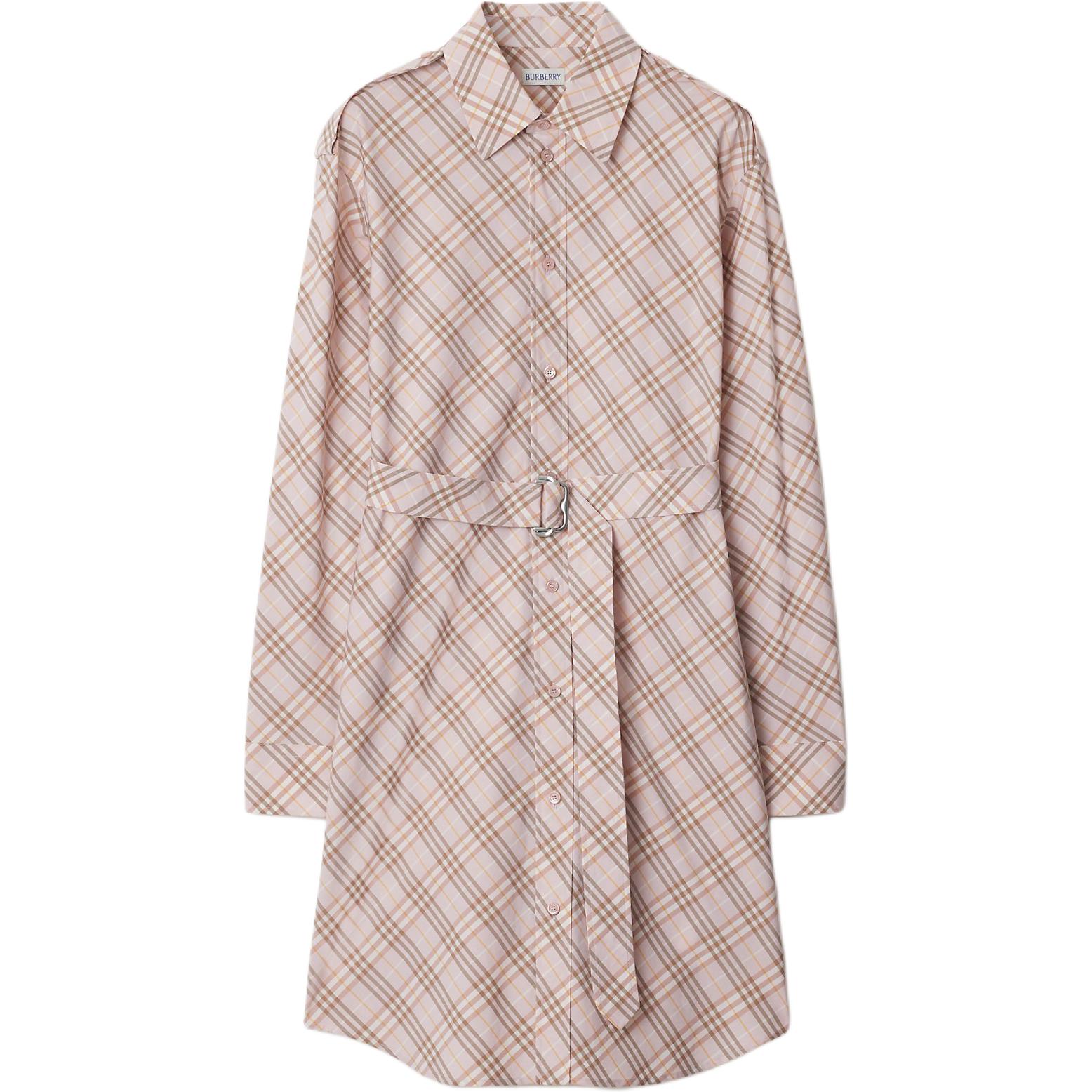 Женское платье Burberry (розовое)