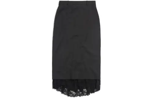 Balenciaga Lingerie Skirt 'Anthracite/Black'