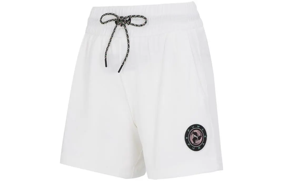 PUMA Sports Shorts Women's White Moderate A-line