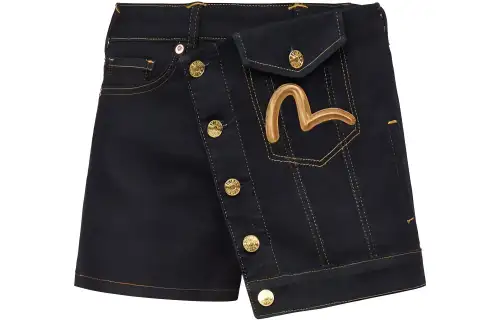 EVISU Denim Shorts Women's Blue Moderate Other