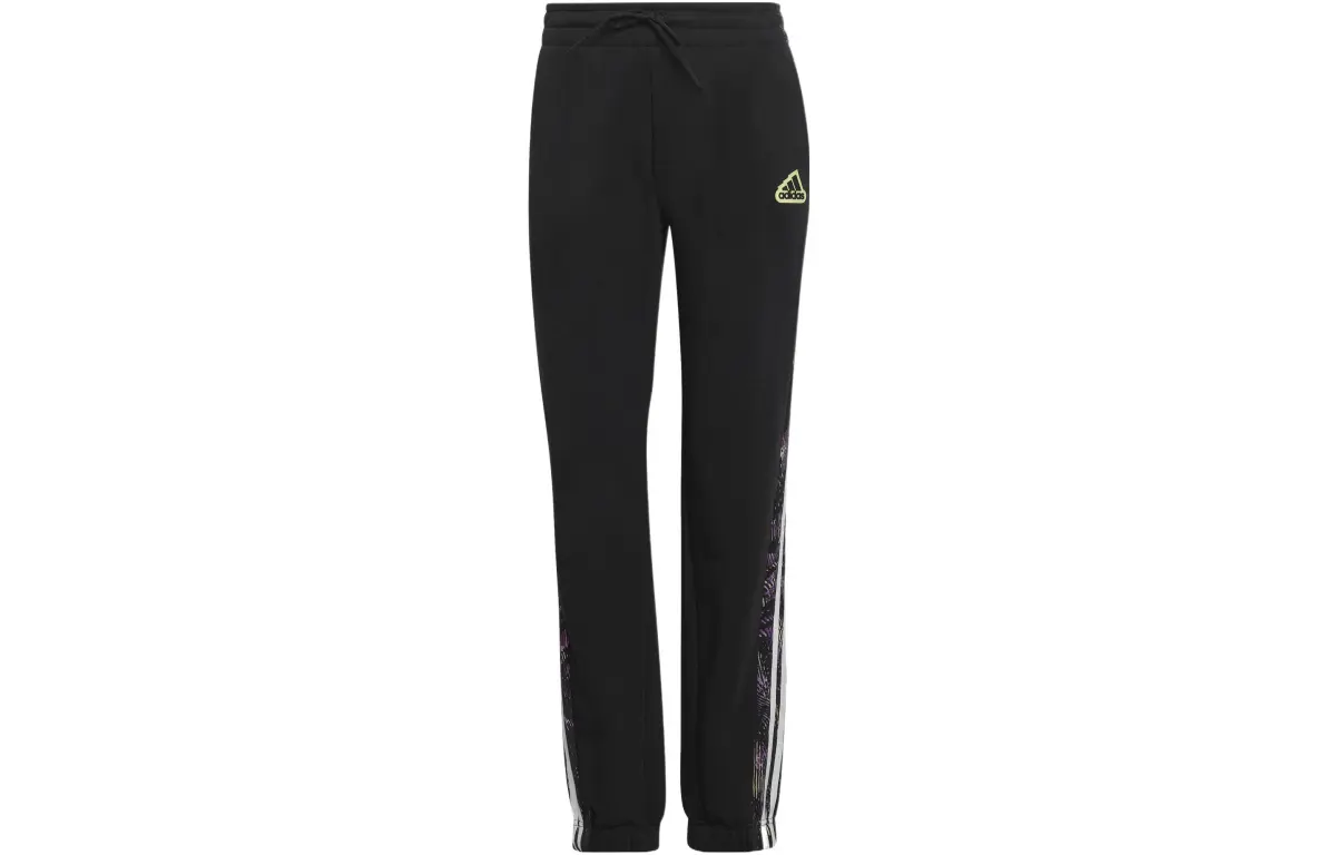 Adidas Sports Pants Women's Black Moderate Cuffed Pants