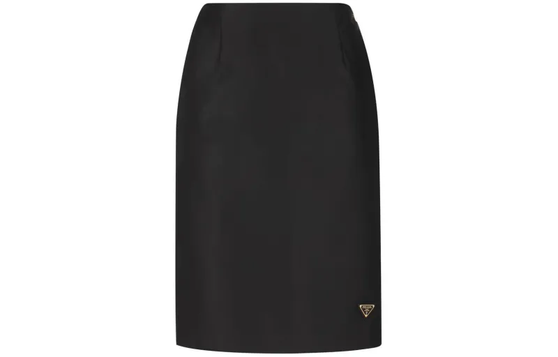 PRADA Casual Long Skirt Women's Black