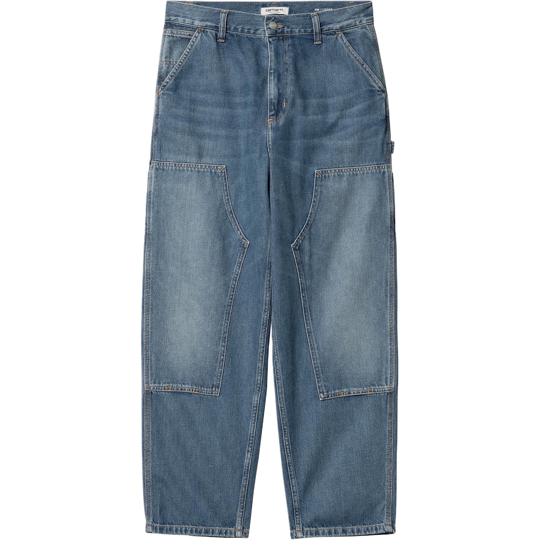 Женские джинсы Carhartt Carhartt WIP FW24 W' Brandon Double Knee Pant (светло-синие)