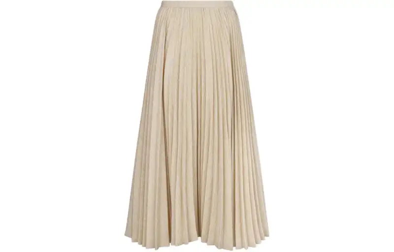 DIOR SS24 Casual Long Skirt Women's Gold