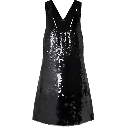 LOUIS VUITTON Sleeveless Dress Women's Black