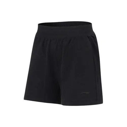 Li Ning Fitness Series Casual Shorts Women's Black