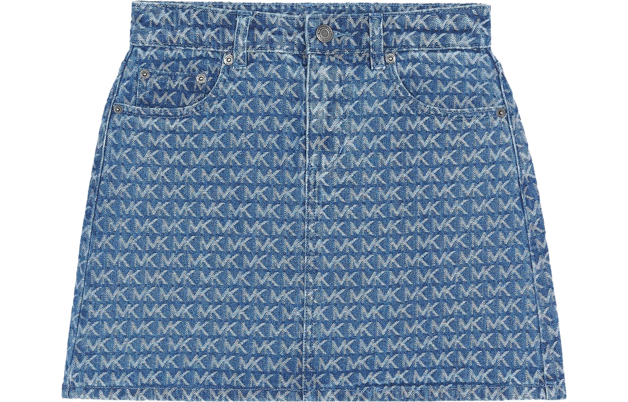 Женская юбка MICHAEL KORS SS23 (синяя)