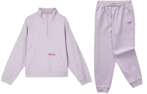 Skechers Casual Suits Women's Cool Lavender Stand Collar Moderate Other