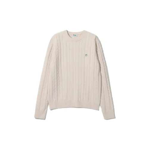 FILA Knitwear Unisex White Crew Neck Moderate Other