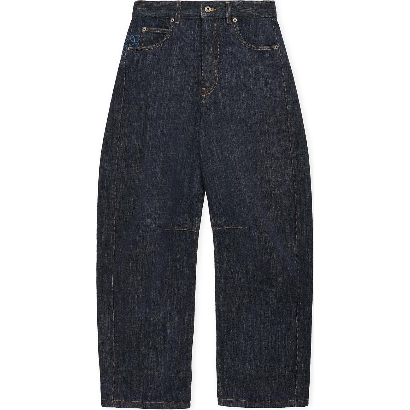 LOEWE Anagram SS25 Women's Pre Selection Collection Jeans Women's Indigo