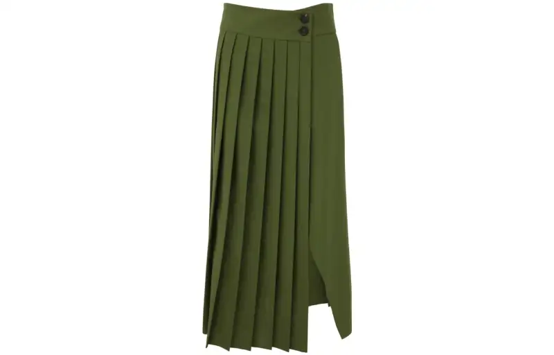 Golden Goose Casual Long Skirt Women's Green