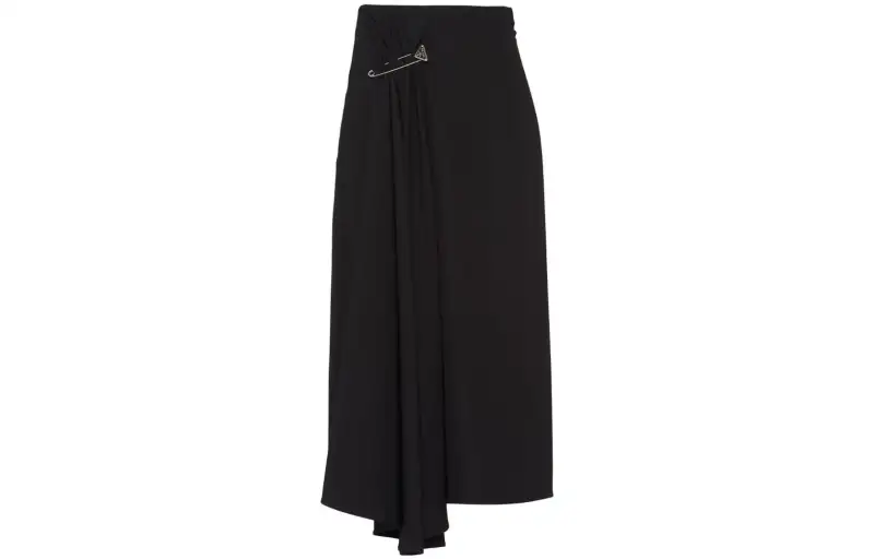 PRADA Casual Long Skirts Women's Black Moderate Long Other
