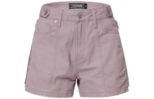 EVISU SS22 Denim Shorts Women's Dark Purple