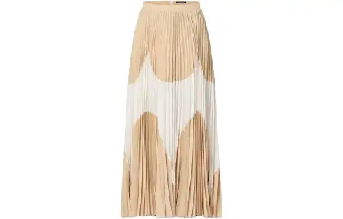LOUIS VUITTON Casual Long Skirt Women's Beige