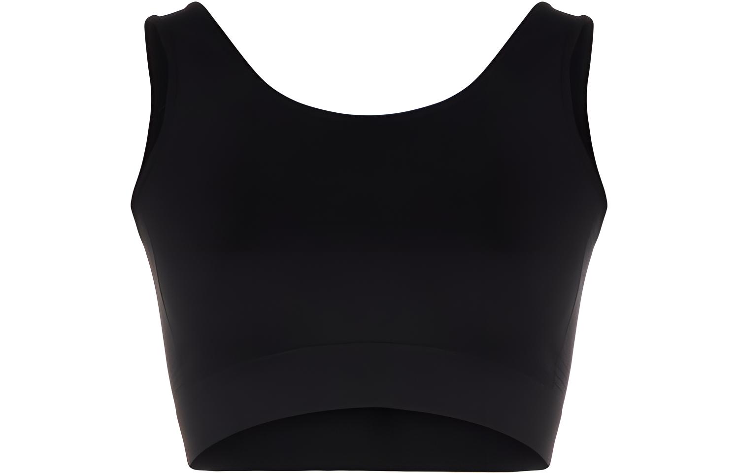 Rick Owens ribbed scoop-neck sports bra