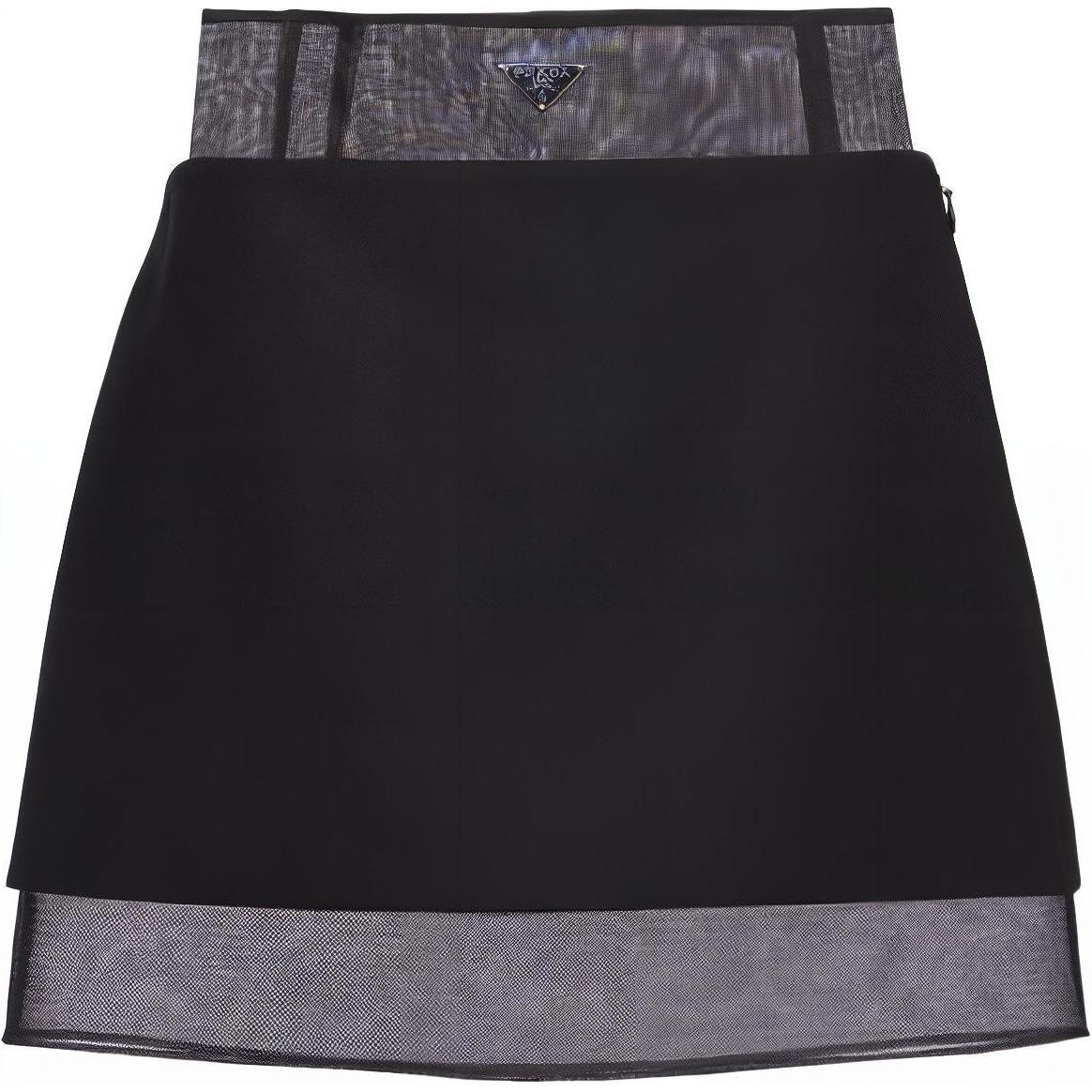Женская юбка Prada (черная)