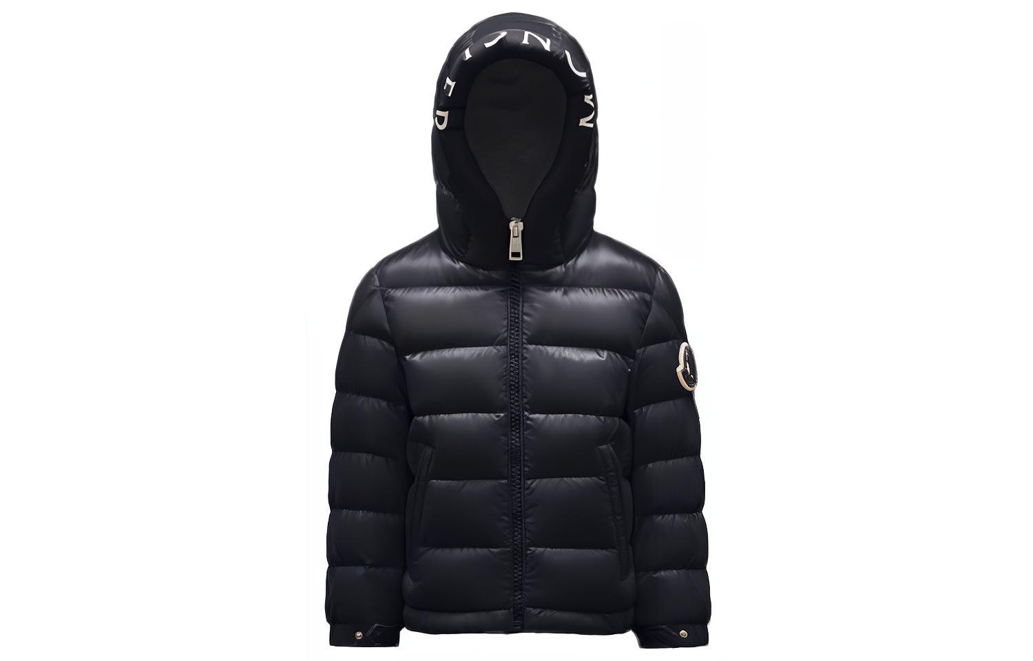 Детский пуховик Moncler (темно-синий)