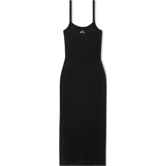 Alexander Wang 3D Logo Mesh Sleeveless Midi Dress