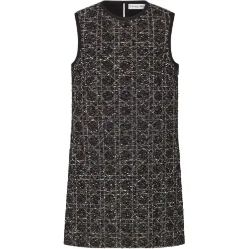 DIOR FW24 Sleeveless Dress Women's Multicolor