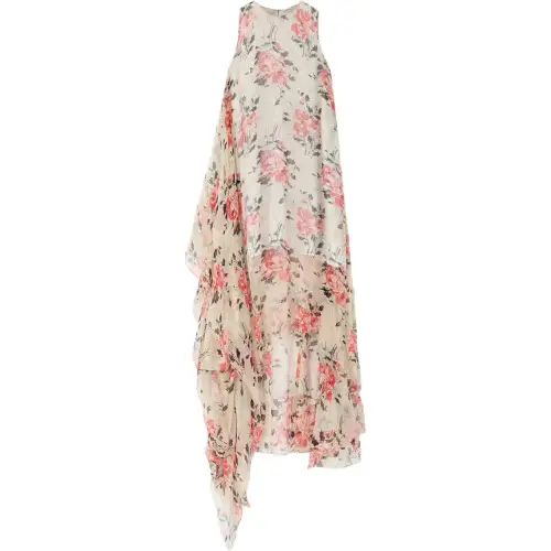 LOEWE Sleeveless Asymmetric Hem Maxi Dress