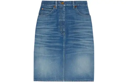【Previous Season】high-waisted denim pencil skirt