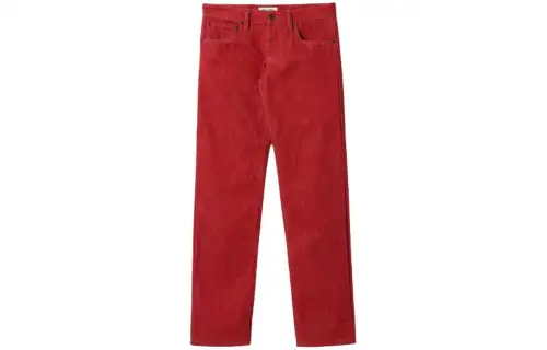 MIU MIU Jeans Women's Red Moderate Straight Fit Pants