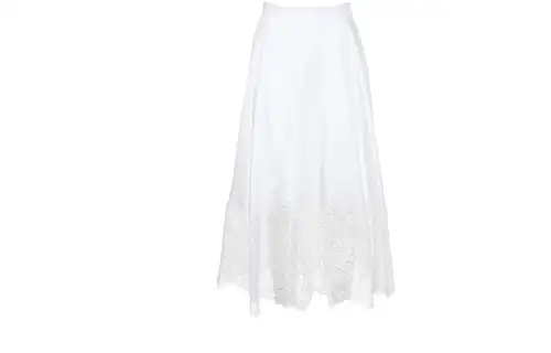 Loro Piana Casual Long Skirts Women's White Mid Length