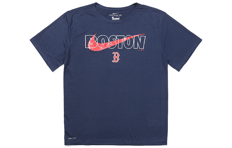 Футболка Nike × MLB (темно-синяя)